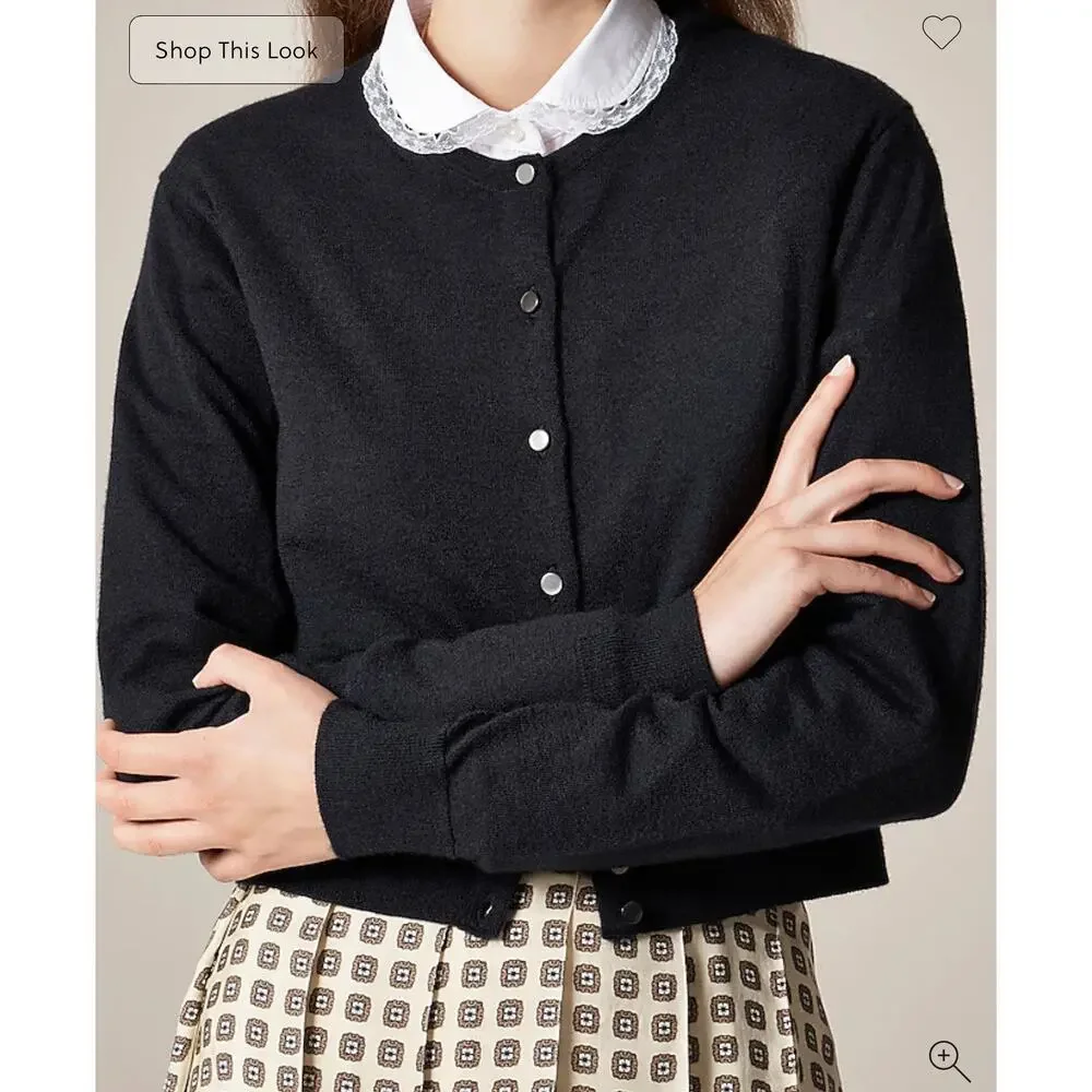 J. Crew Jules classic-fit shirt in cotton poplin White NWT size 6P